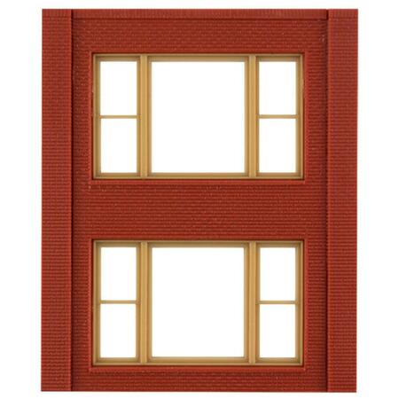 WOODLAND SCENICS Design Preservation Models Ho Scale Two Story 20Th Century Windows Modular System DPM30164